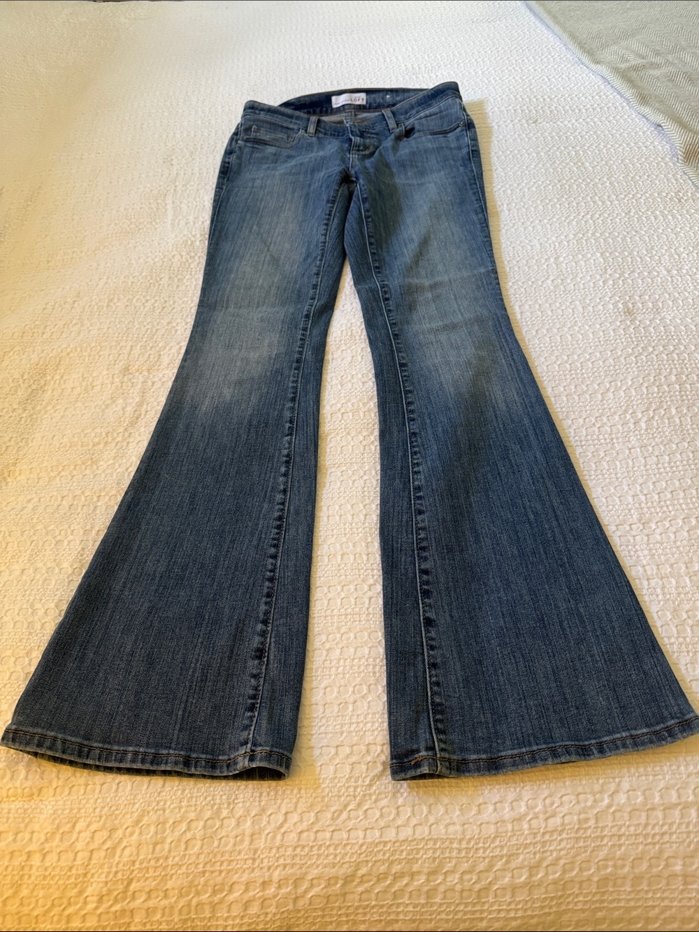 LOFT Dark Blue Flare Jeans